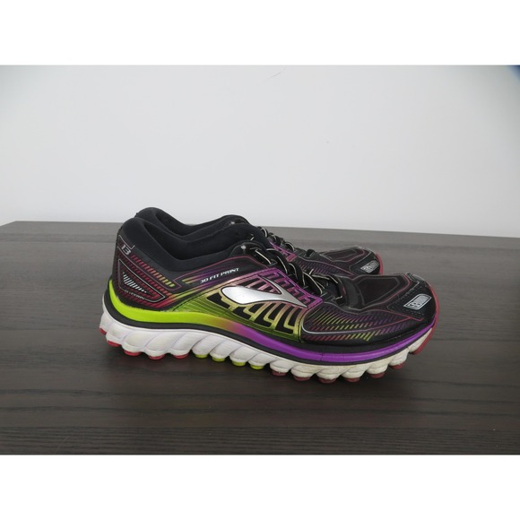Brooks Shoes - Brooks Glycerin 13 Shoes Womens 8 Black Pink Running Sneakers Road 12019 B019